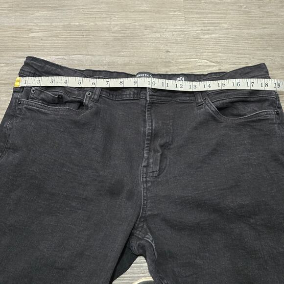 Kenneth Cole New York Black BCI Straight Leg Men's Denim Jeans 38" x 32" Pants - Picture 6 of 8